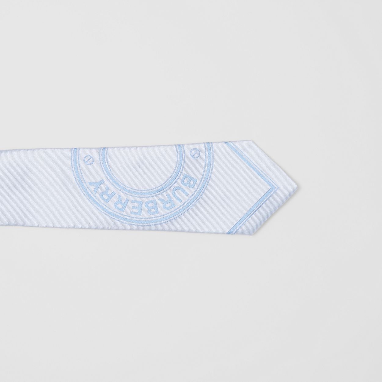 Modern Cut Logo Graphic Silk Jacquard Tie - 3