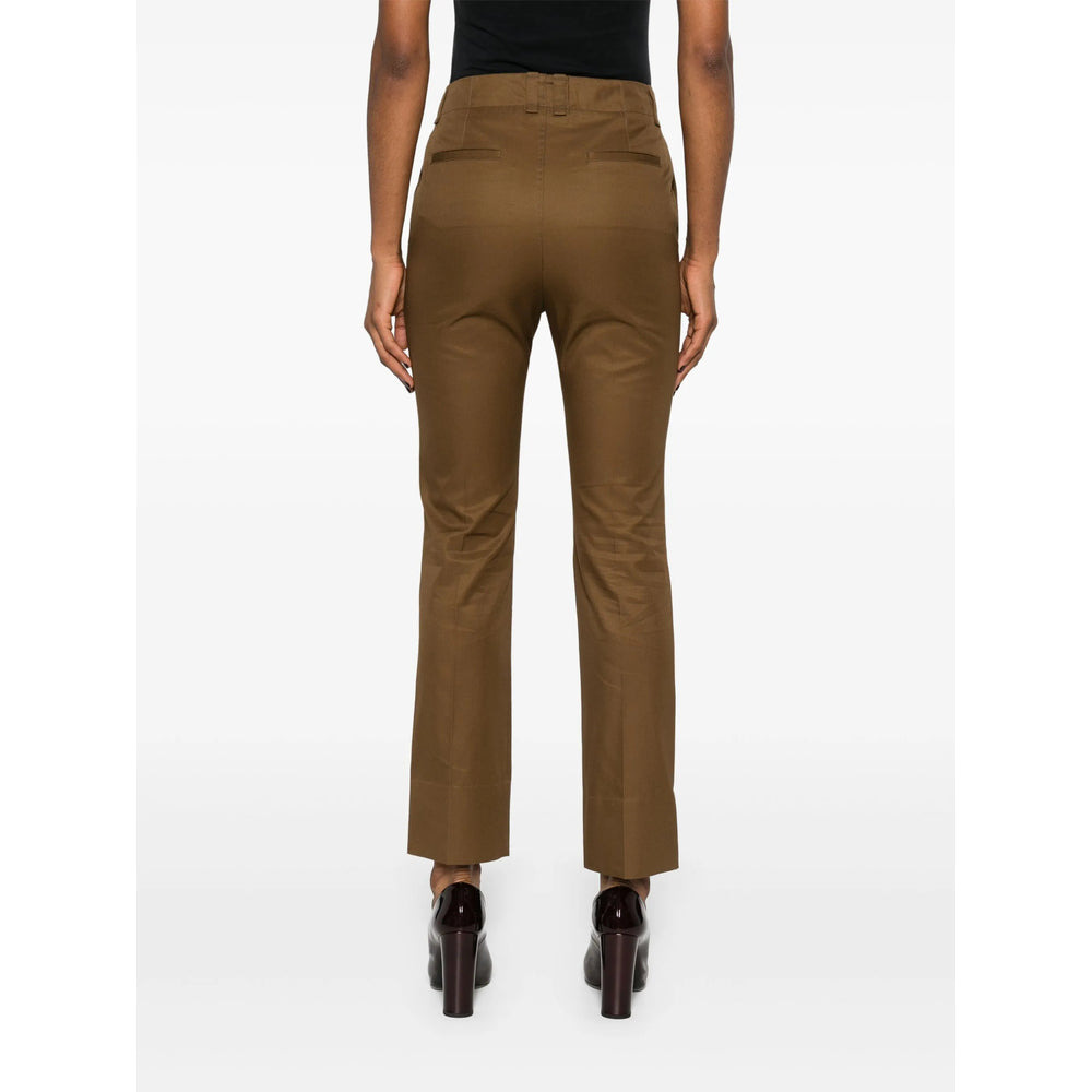 Saint Laurent Brown Trousers - Straight Trousers Women - 5
