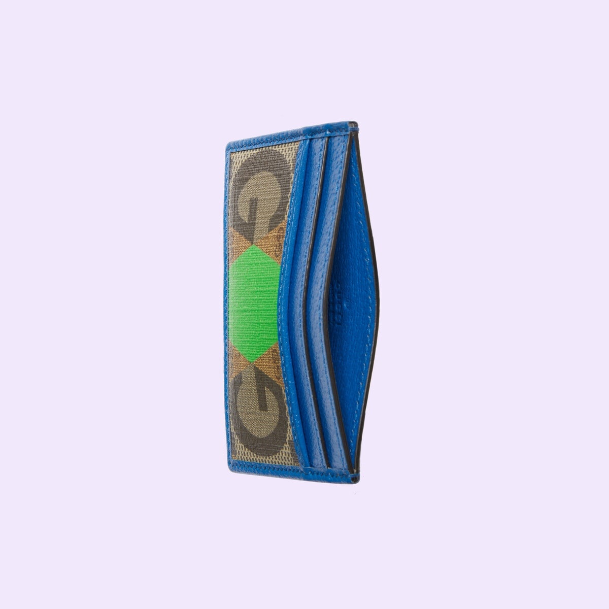 GG rhombus print card case - 6