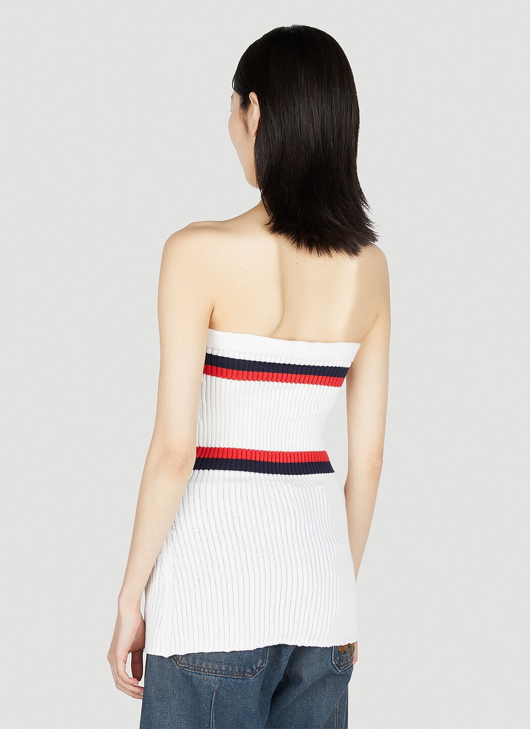 Ribbed Bustier Top - 4