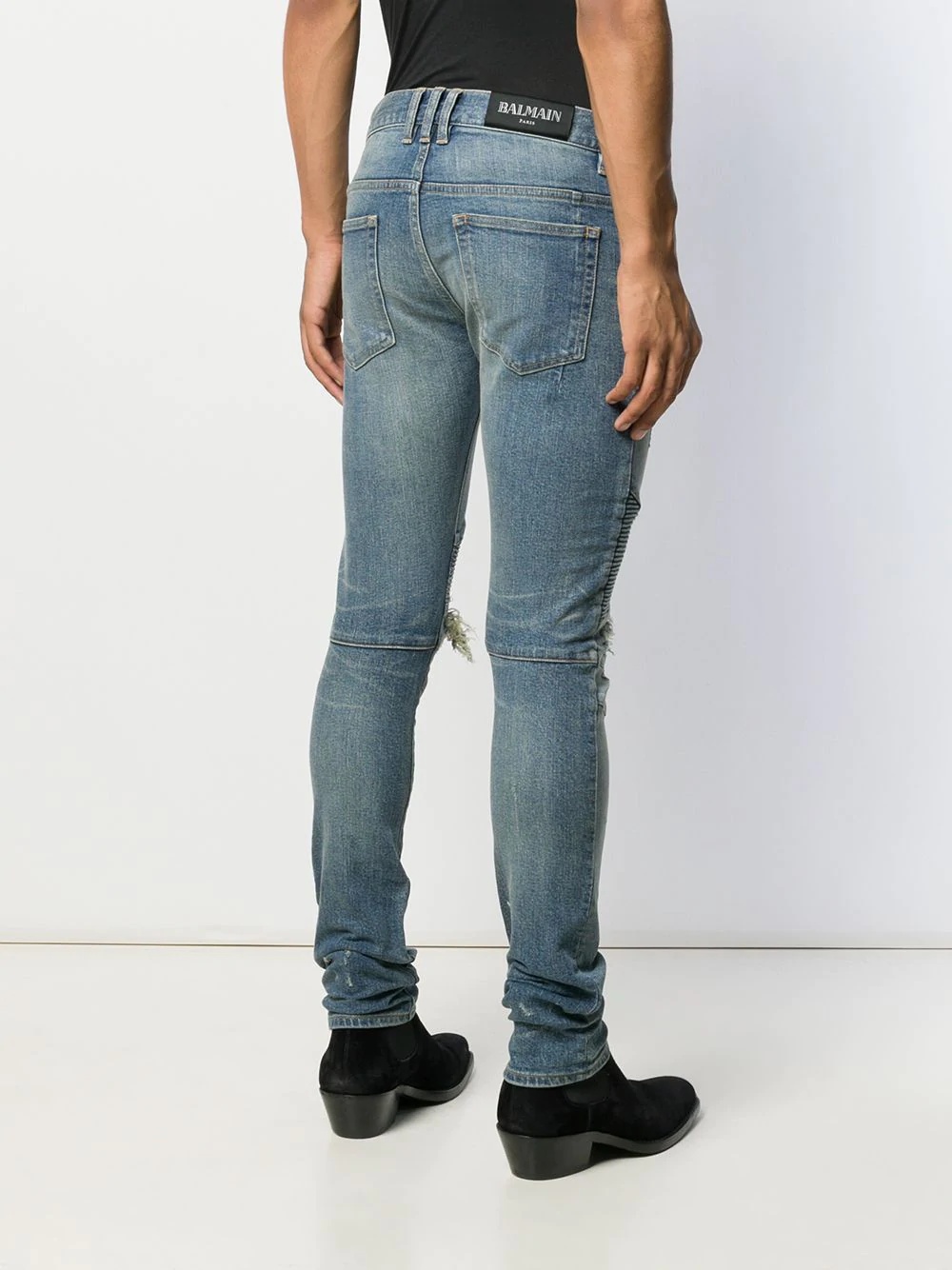 slim-fit ripped jeans - 4