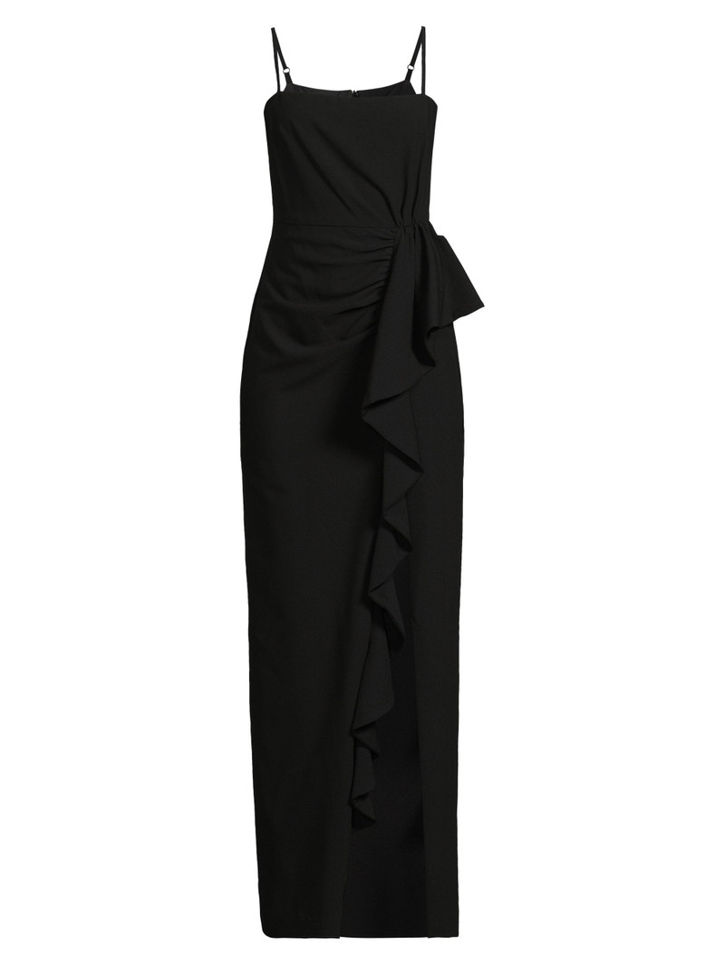 Women's Eve Del Mar Ruffled Gown - Black 1