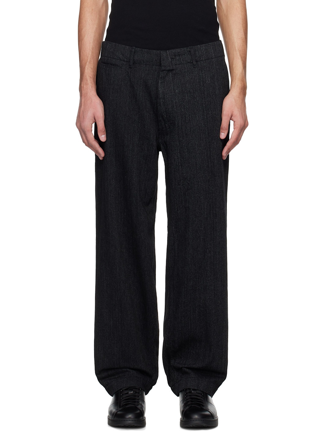 Black Wide Jeans - 1