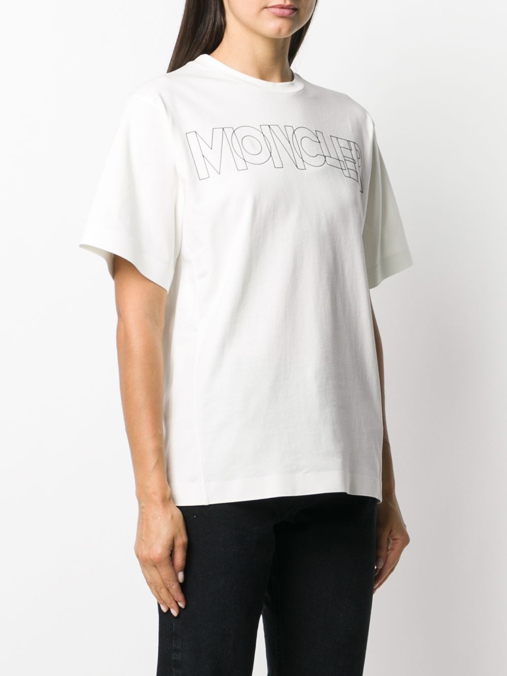 logo-print crew-neck T-Shirt - 3