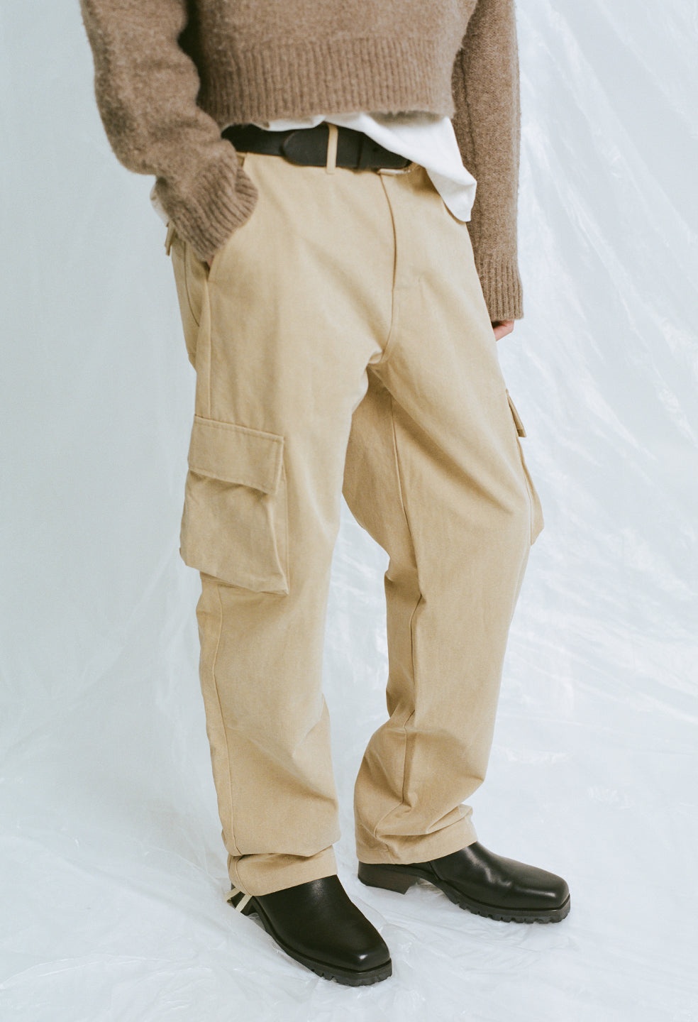 WASHED CORPUS CARGO PANTS - 3