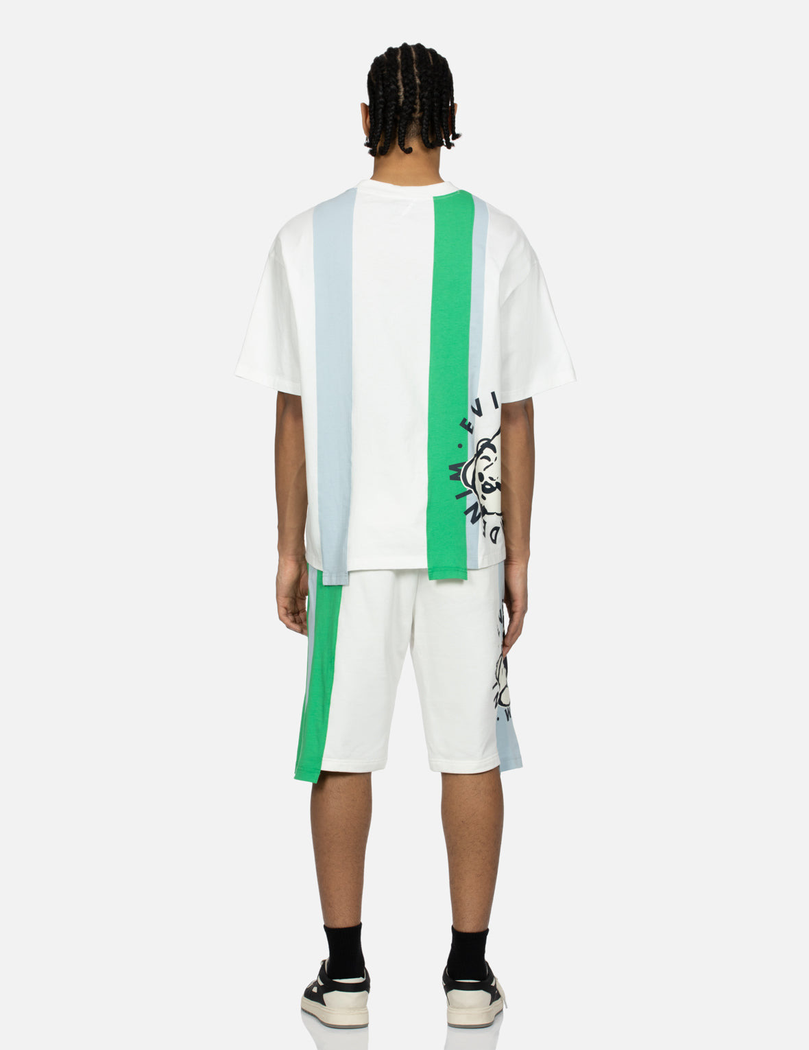 DECONSTRUCTED PLAYFUL GODHEAD PRINTED LOOSE FIT T-SHIRT - 6