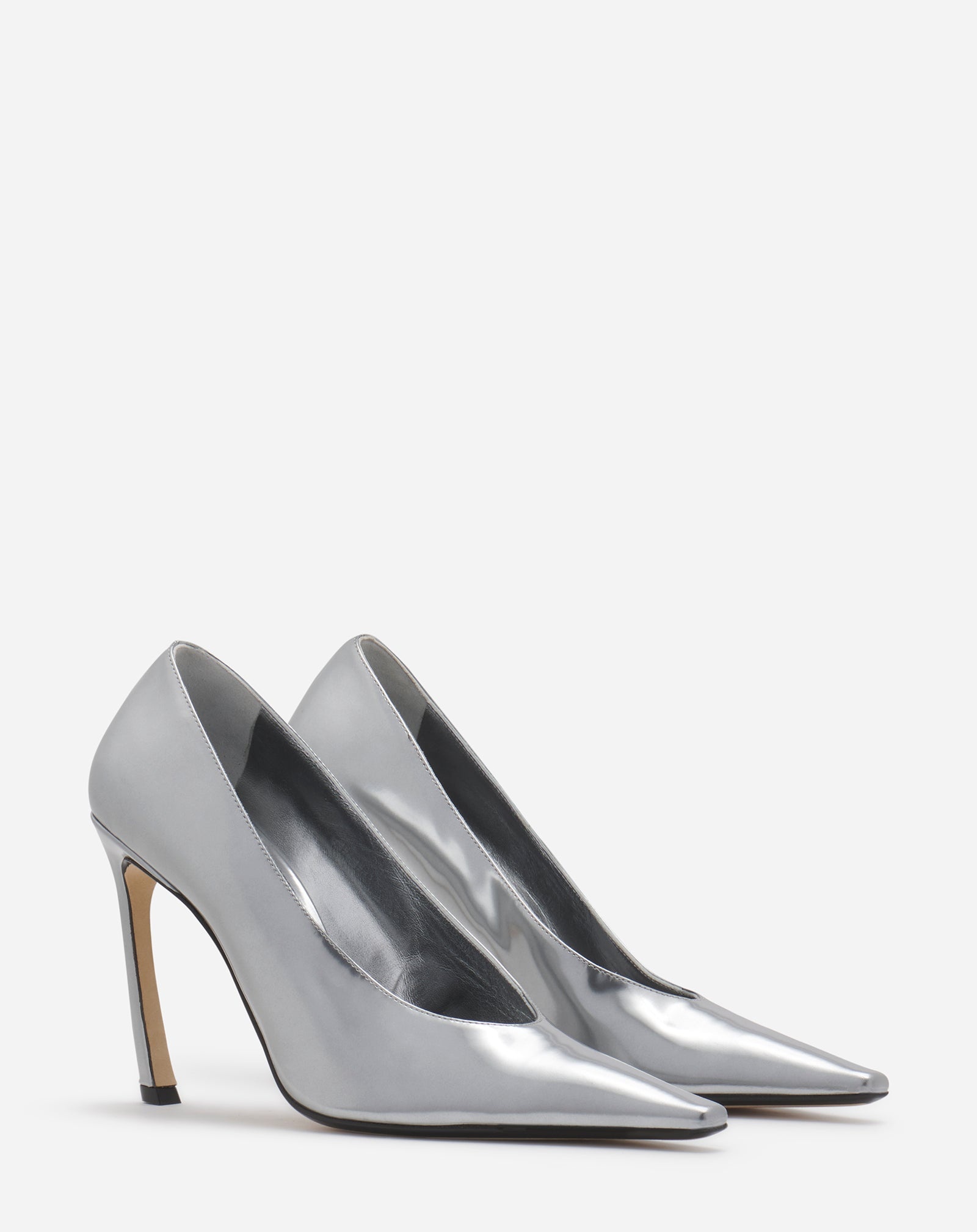 METALLIC LEATHER SWING PUMPS - 2