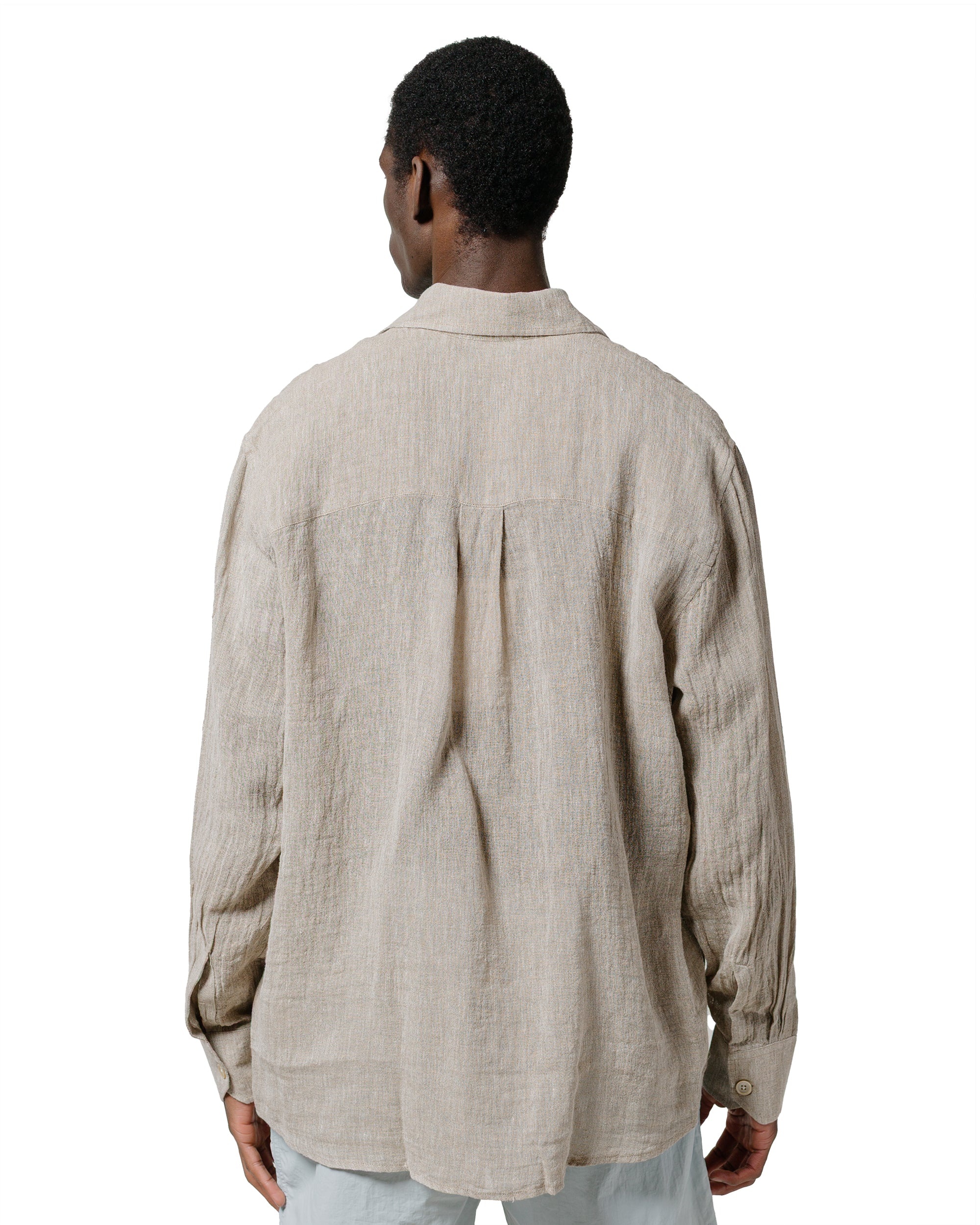 Above Shirt Pollen Dust Sparse Crepe Weave - 3