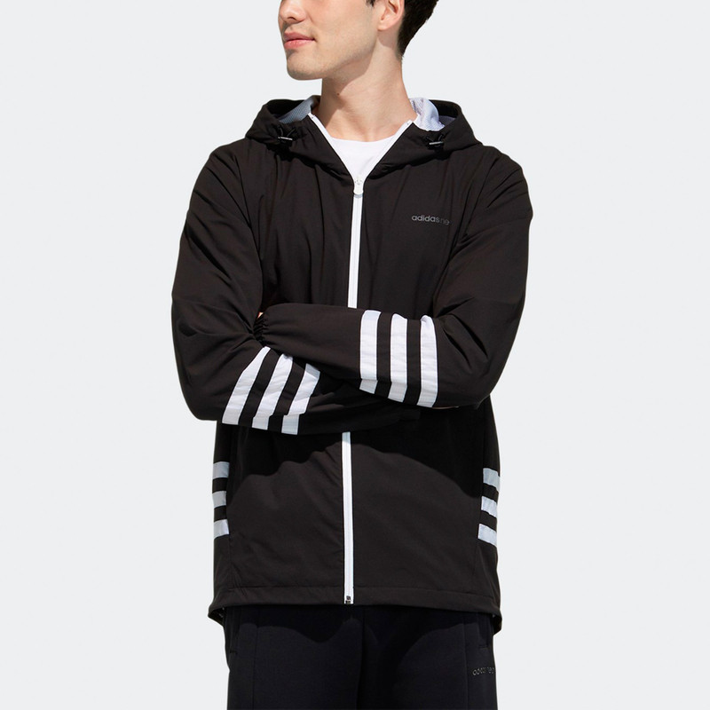 adidas adidas neo M CS WB 2 Causual Sports Anorak Jacket Coat Male Black GR6926 outlook