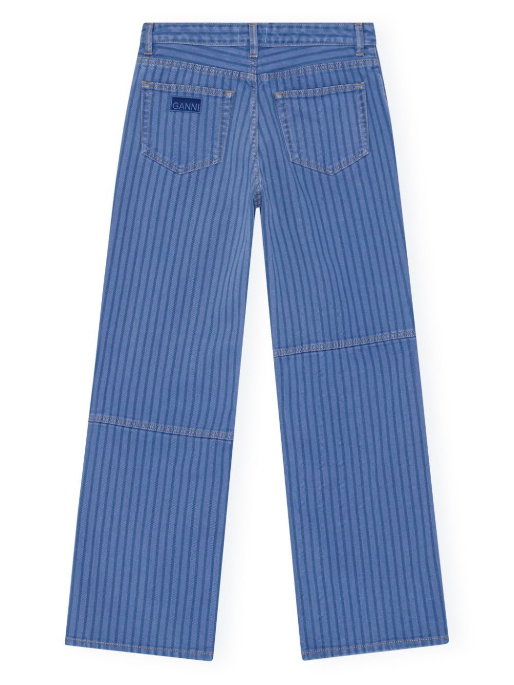 mid-rise wide-leg jeans - 5