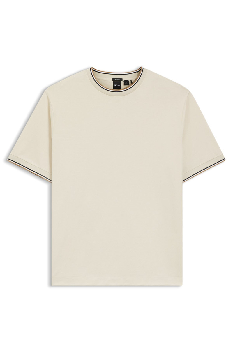 REGULAR-FIT T-SHIRT IN MERCERISED COTTON 1