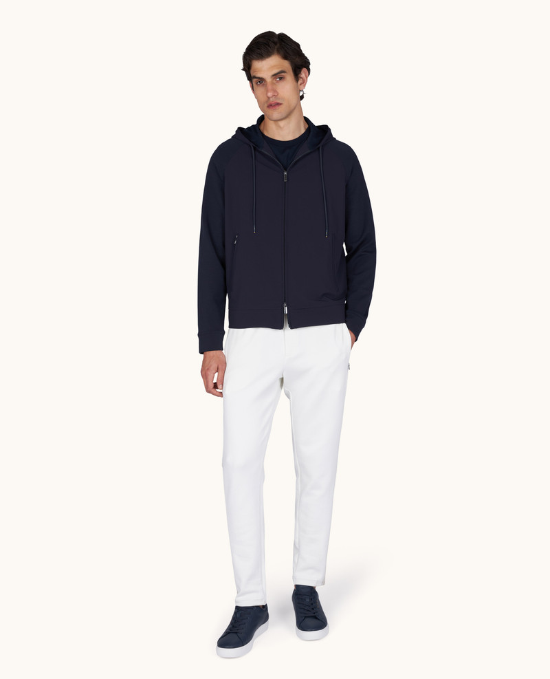 HYBRID SWEATSHIRT IN DYNAMIC AND JERSEY 1