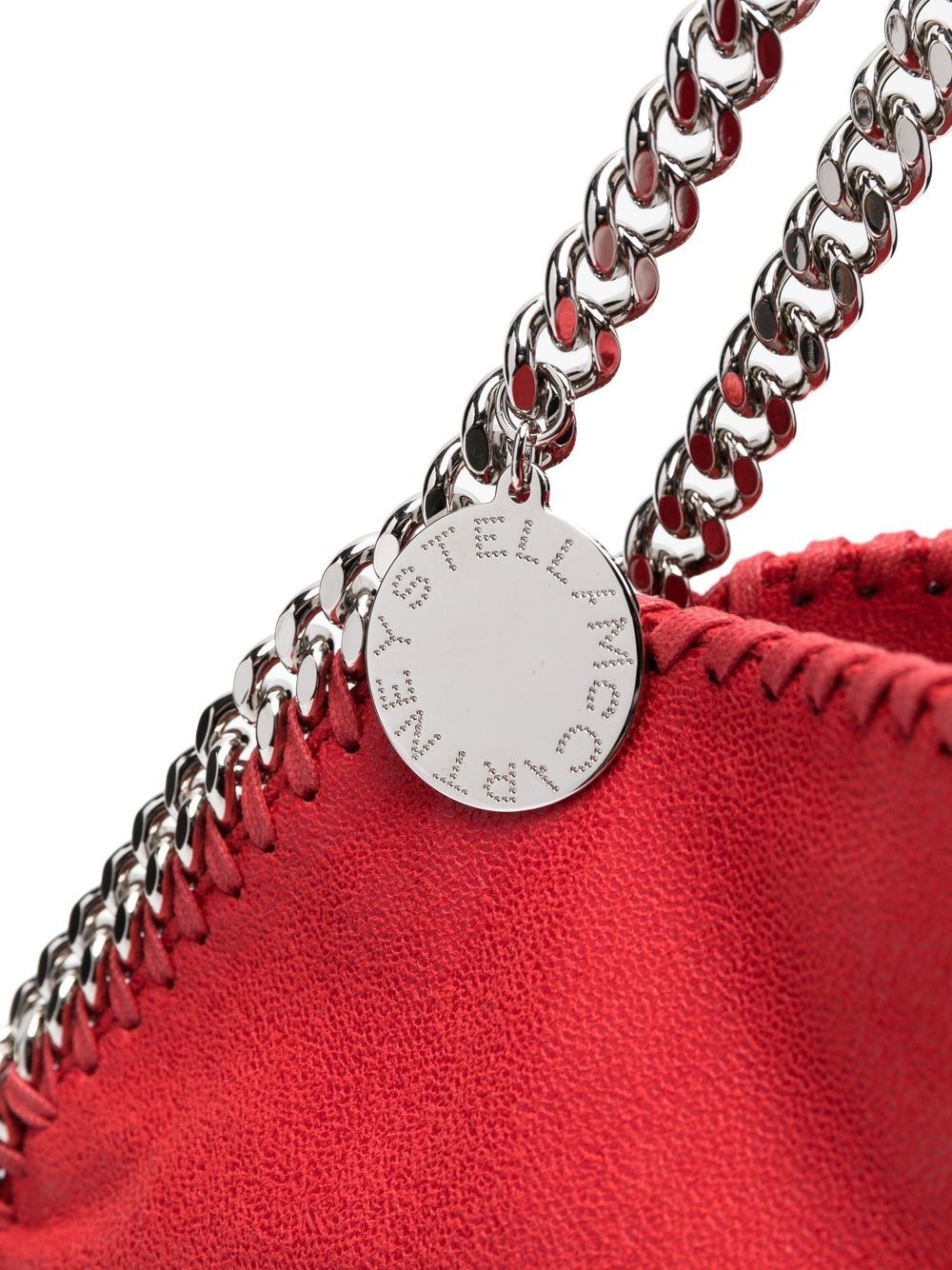 logo-charm leather tote - 4