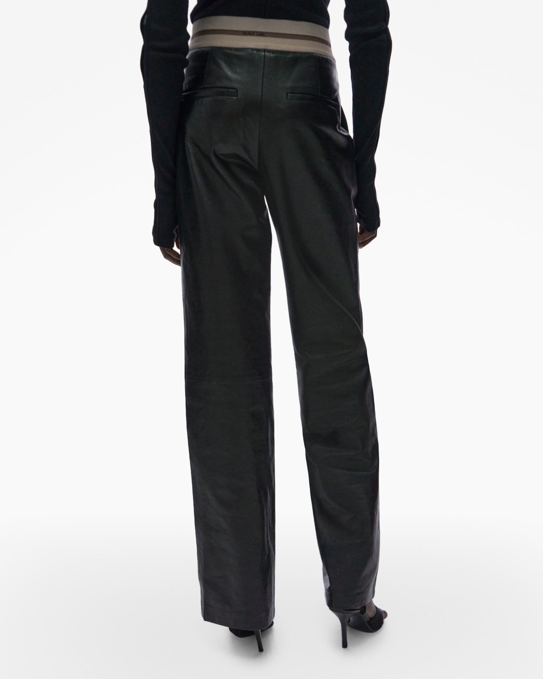 LEATHER PULL-ON PANT - 4