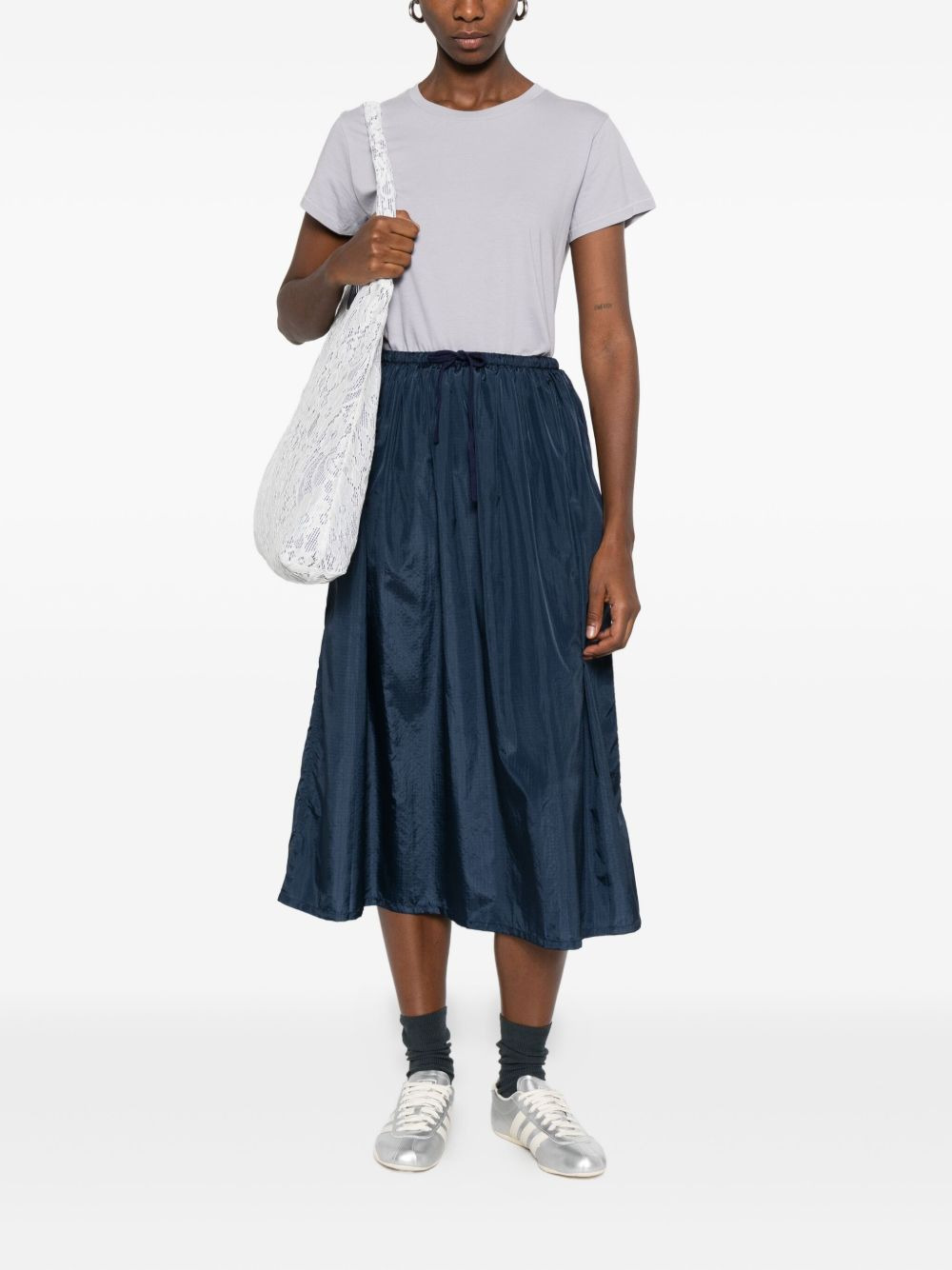 drawstring midi skirt - 2