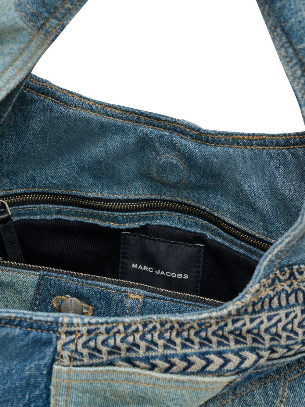 The Deconstructed Denim Sack bag - 6