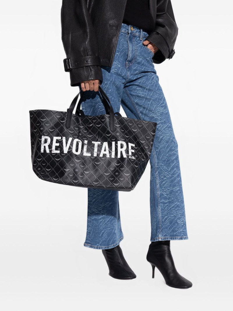 Zadig & Voltaire logo-print tote bag outlook