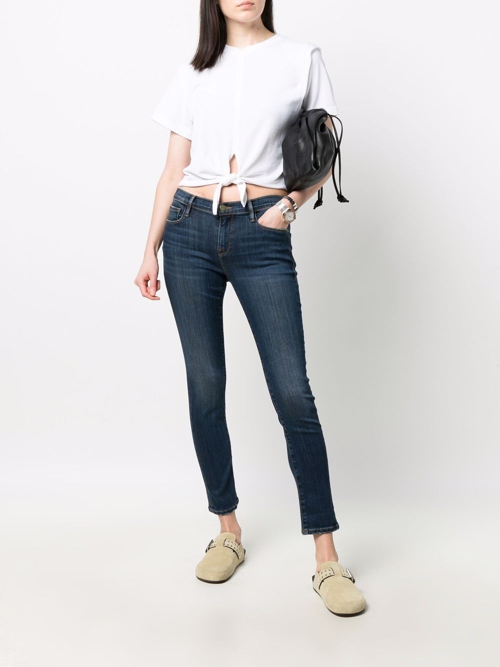 mid-rise straight-leg jeans - 2