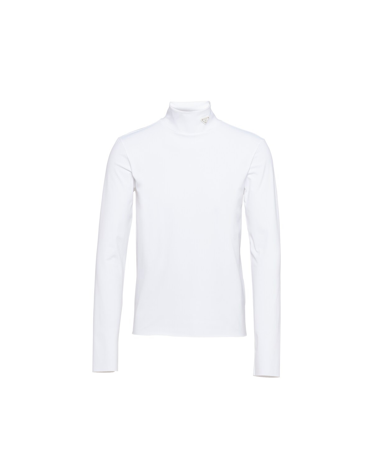 Technical jersey mock turtleneck - 1