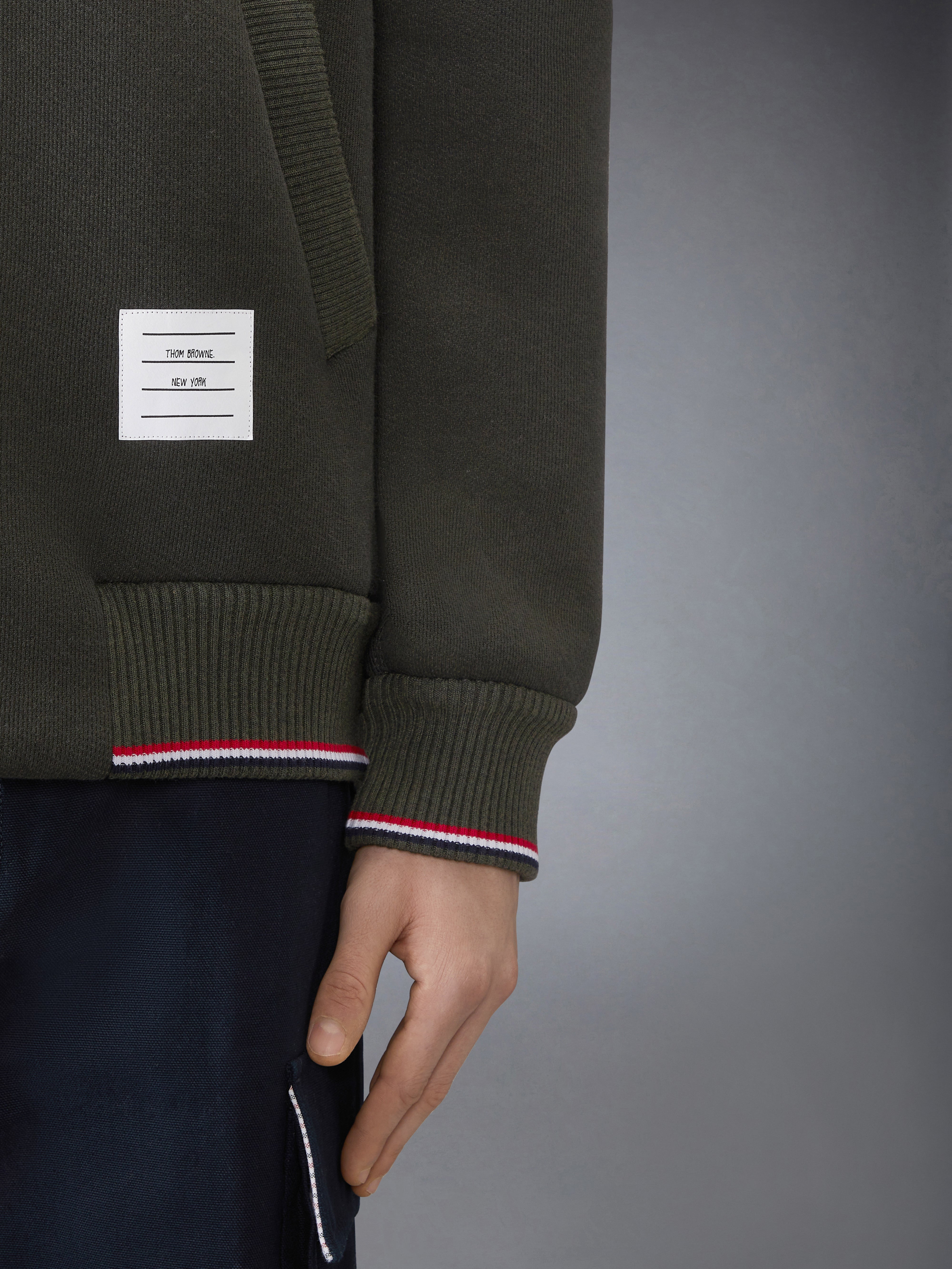 LOOPBACK OVERSIZED RWB STRIPE JACKET - 5
