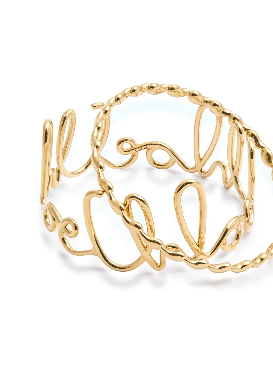 Chloe Iconic Logo Bangle - 3