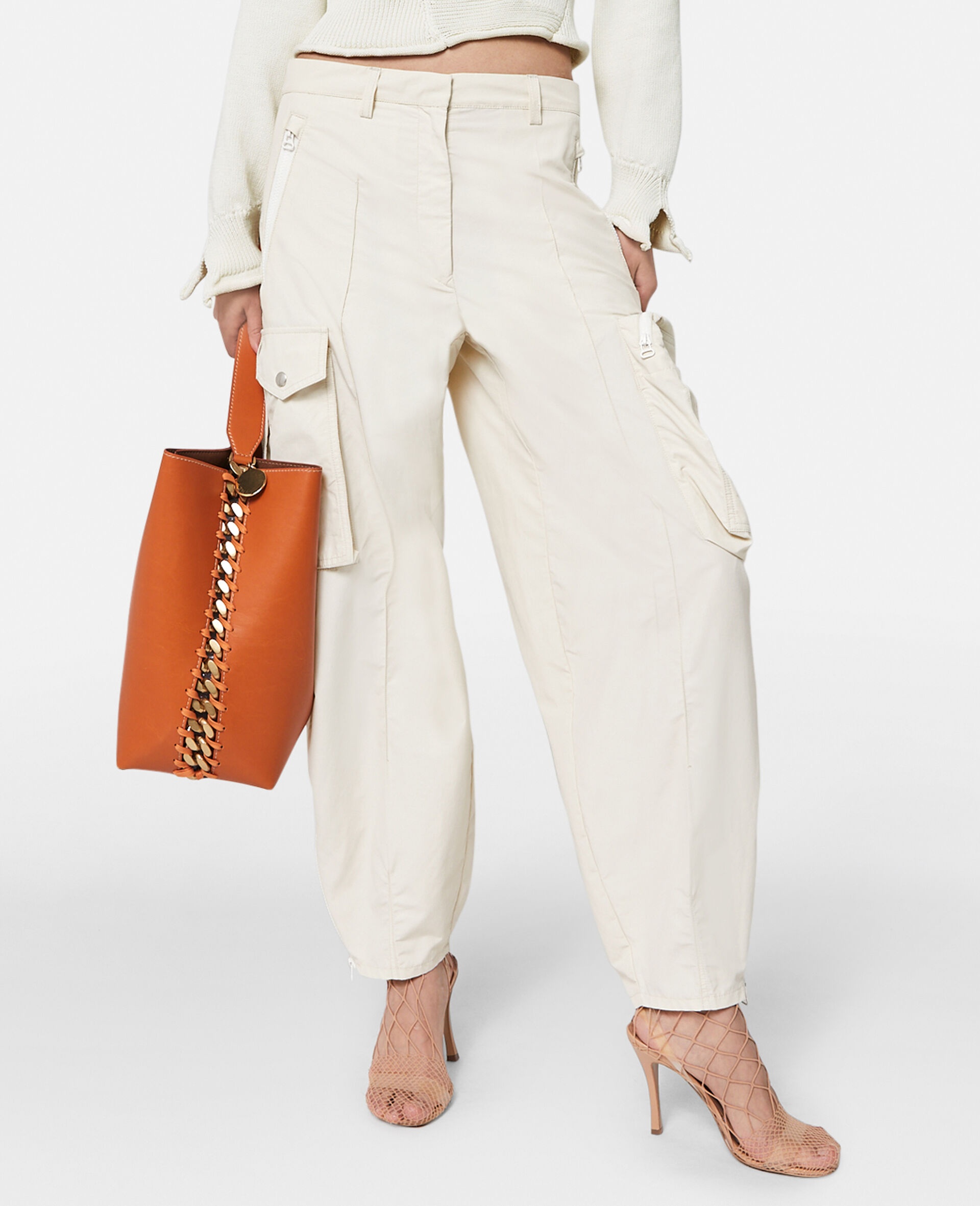 Balloon Leg Cargo Trousers - 4