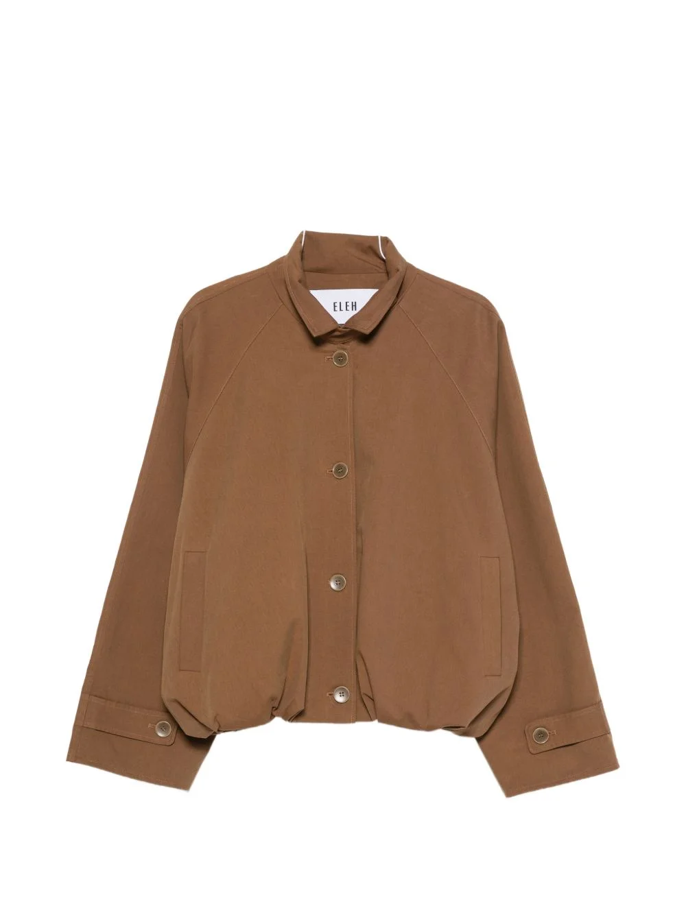 button-up high-neck jacket - 1