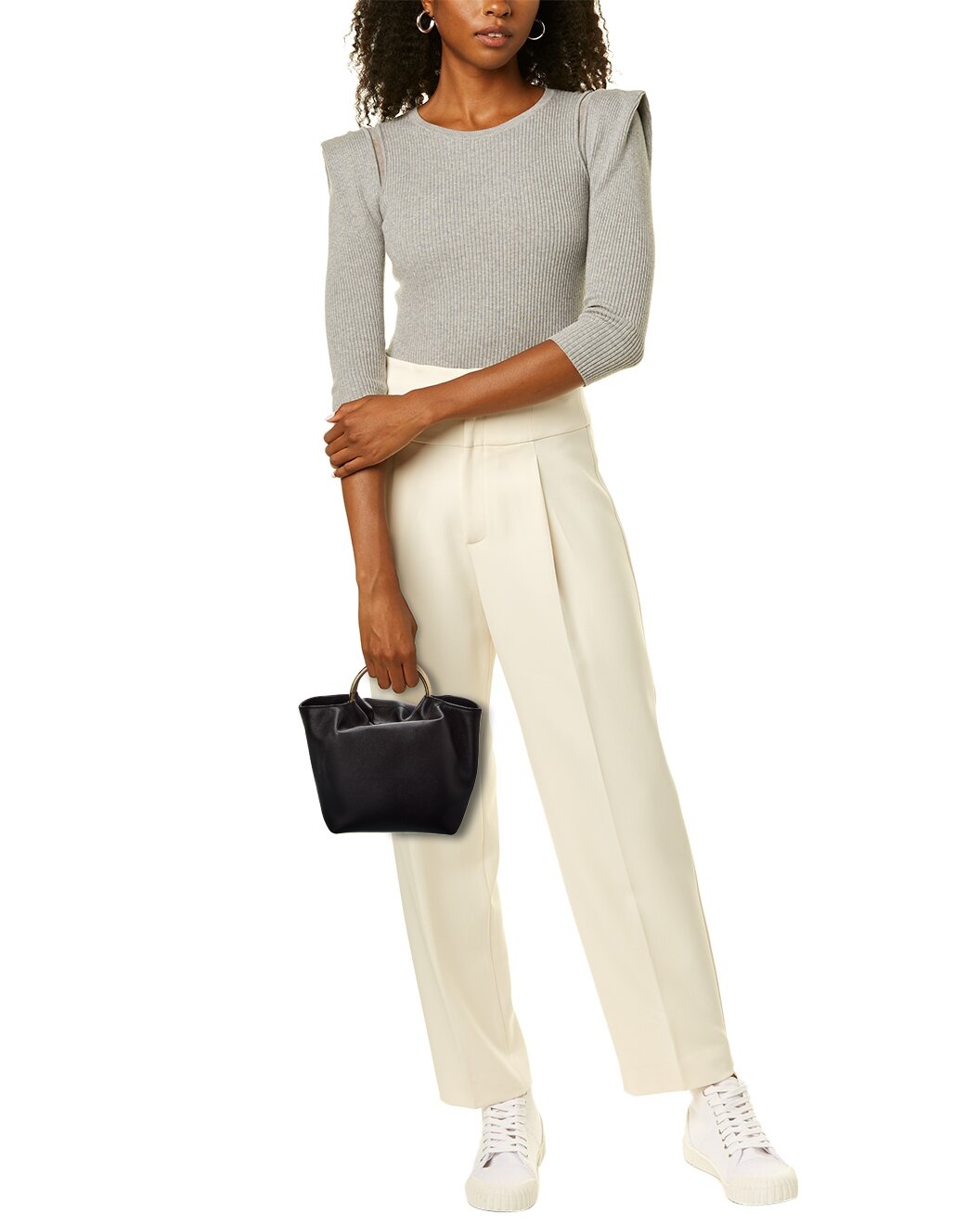 Valentino VLogo Leather Bucket Bag - 4