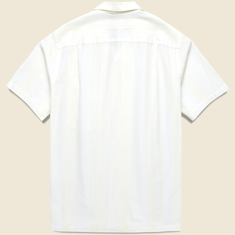 Portuguese Flannel Mira Camp Shirt - White outlook
