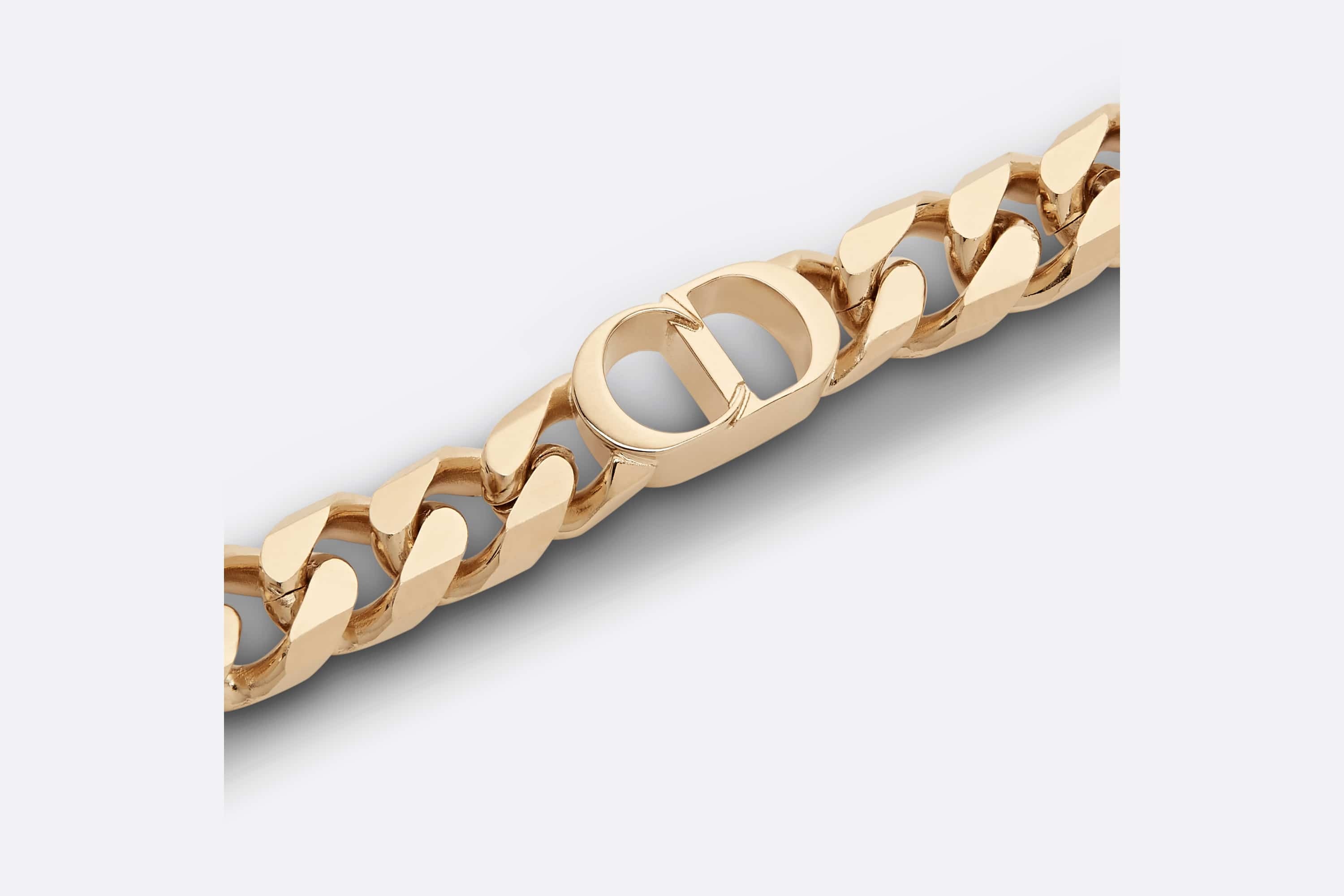 CD Icon Thin Chain Link Bracelet 2