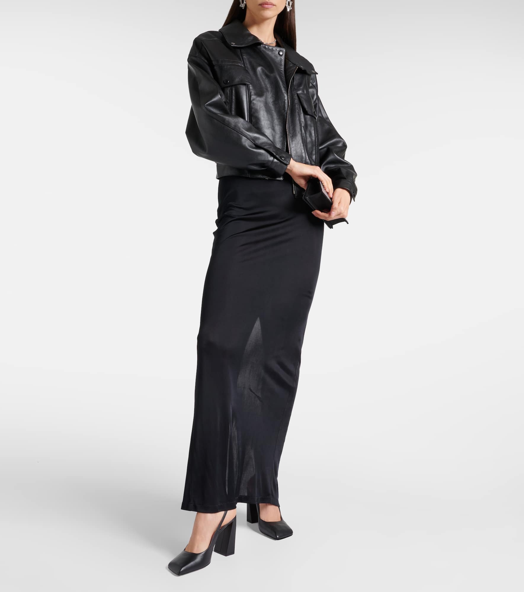 Charlotte 95 leather slingback pumps - 2