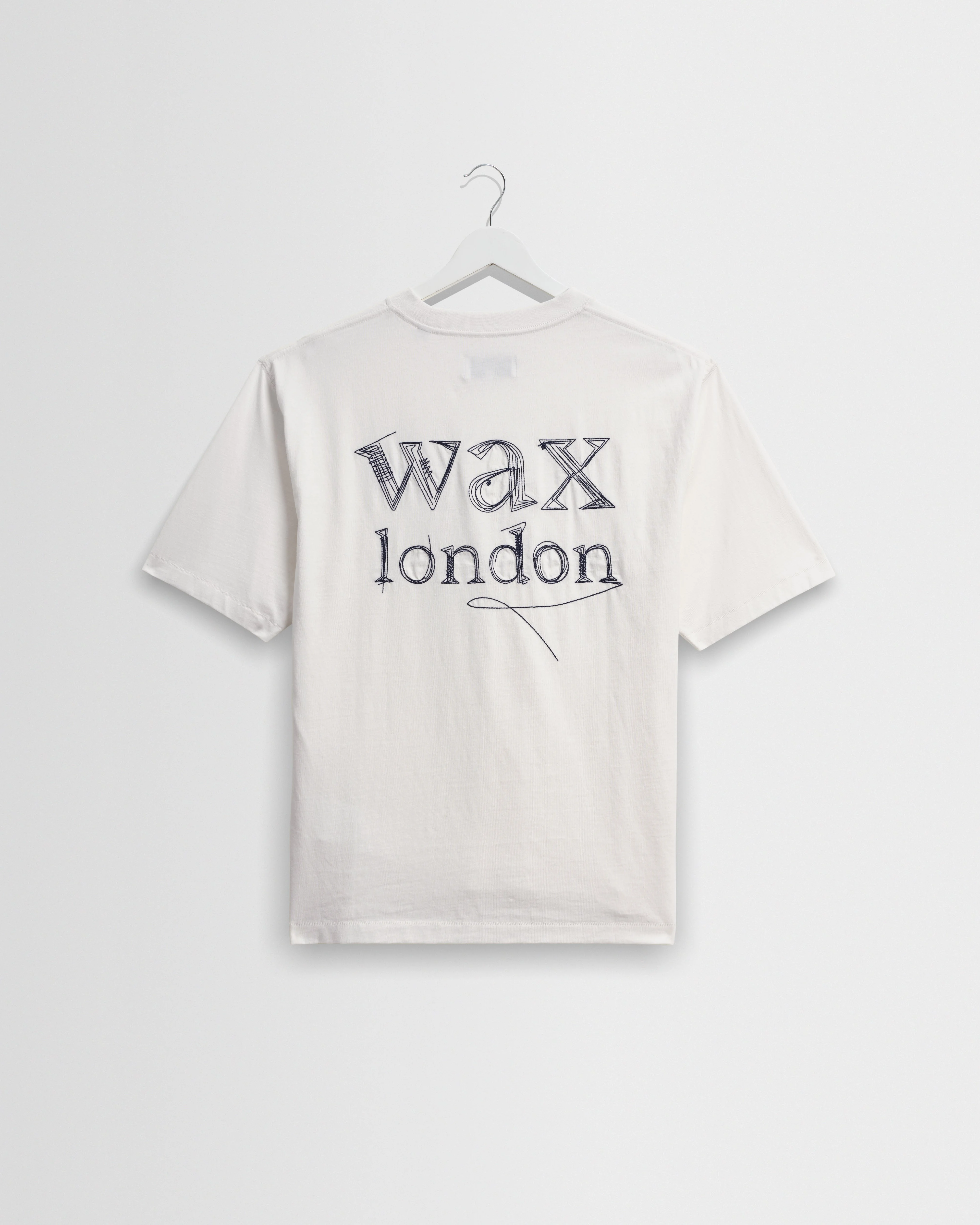 Dean - Off White Scribble Text T-Shirt - 1