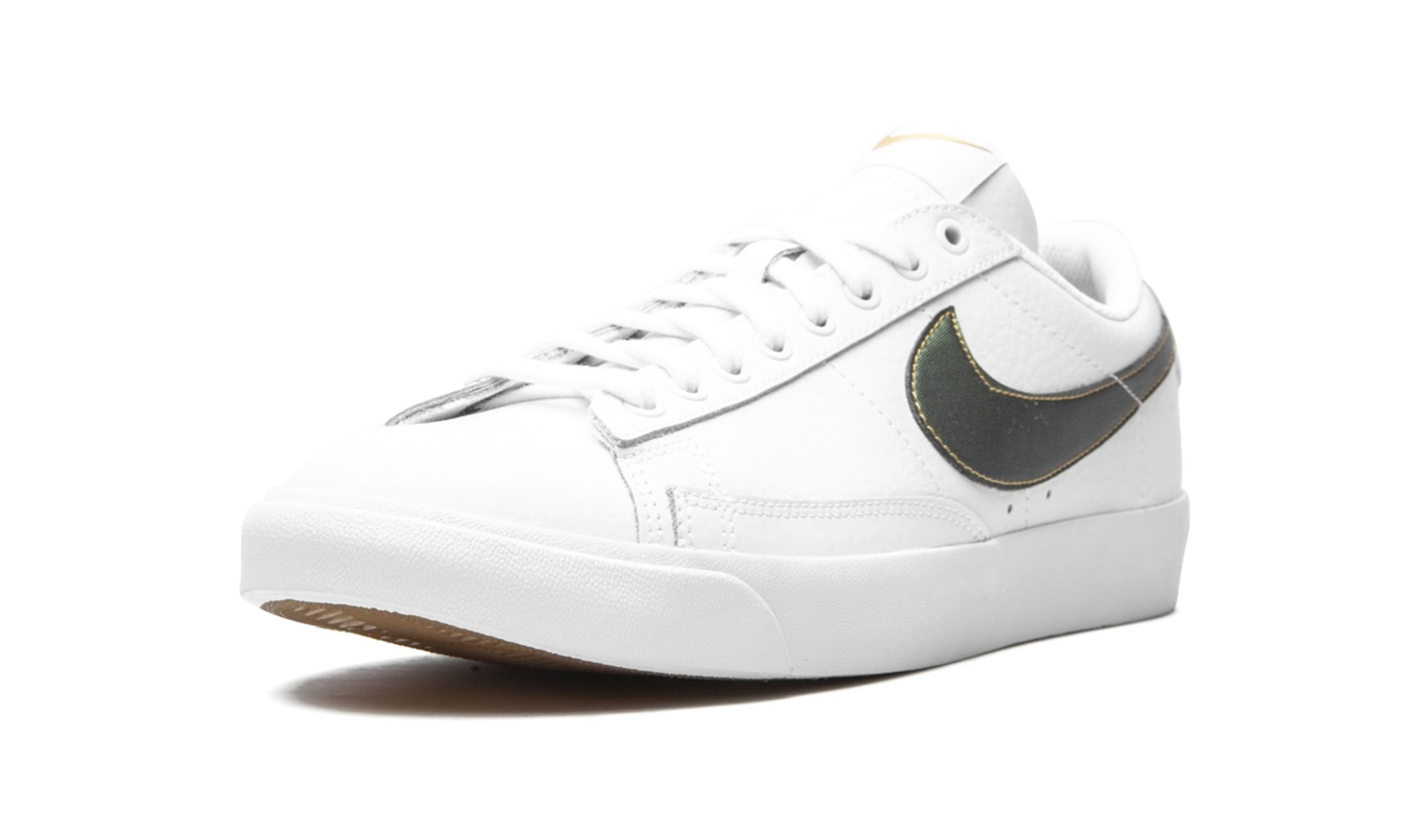 Blazer Low Premium "White/Metallic Gold" - 4