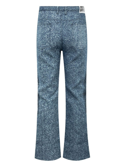 WHO DECIDES WAR woven-design straight-leg jeans outlook