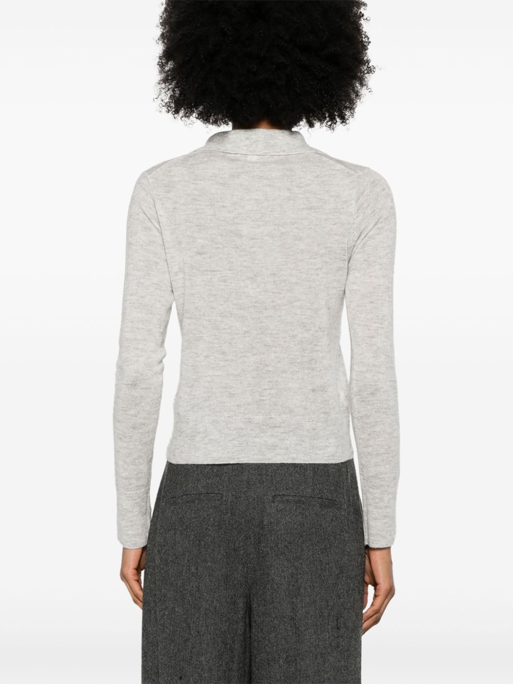mélange-effect sweater - 4