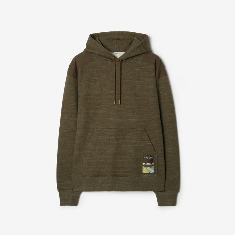 Landscape Label Cotton Hoodie 1