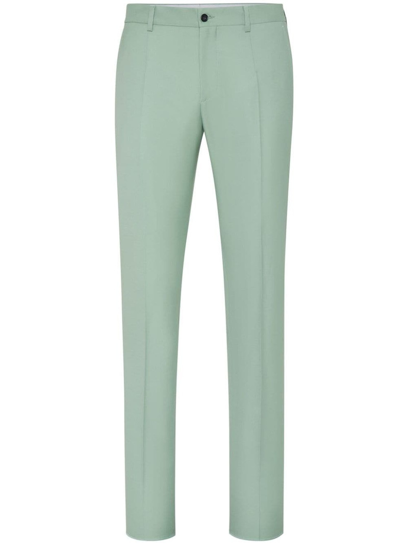 pressed-crease tailored trousers 1