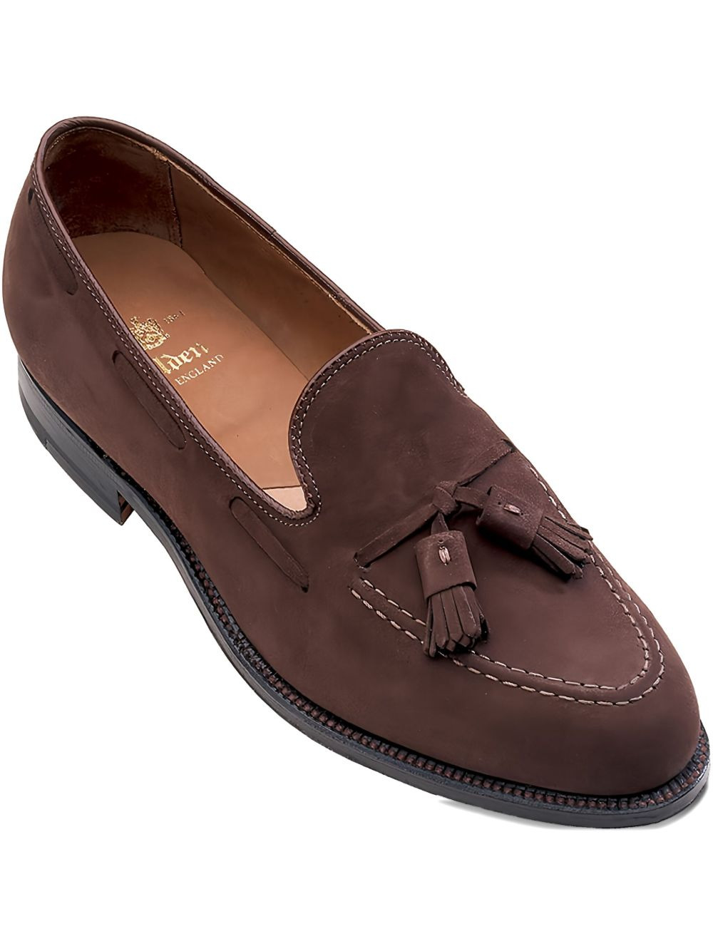 tassel-embellished suede loafers - 1