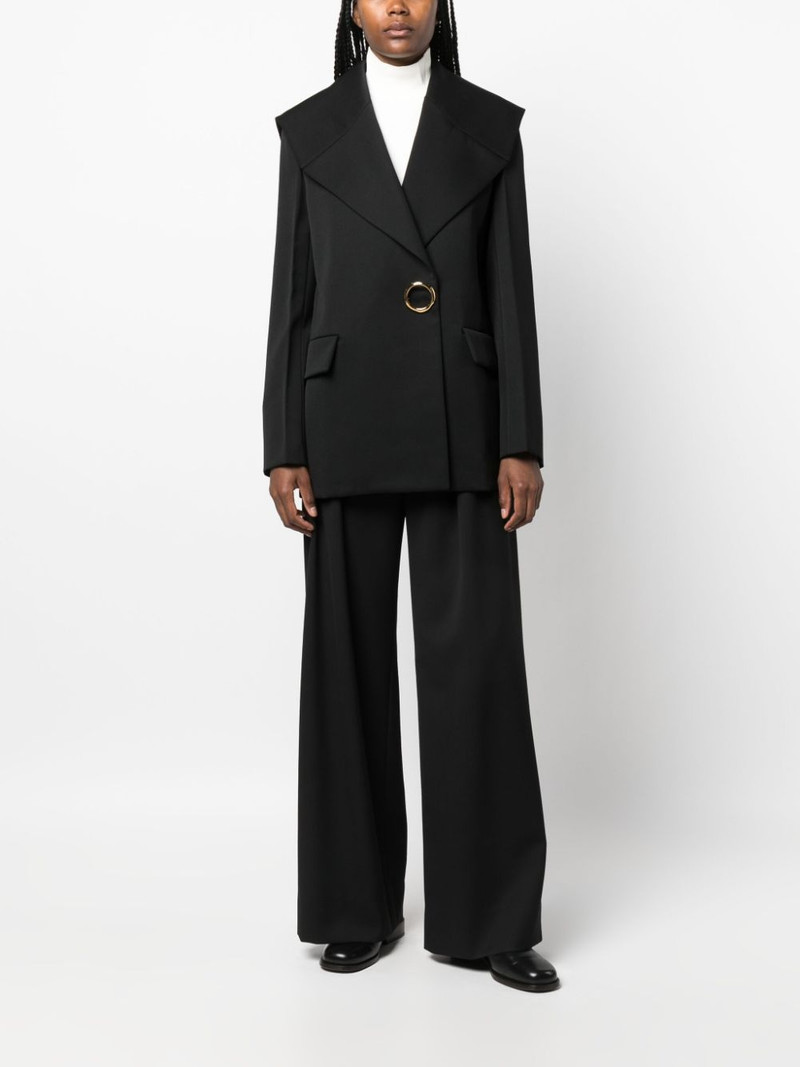 Jil Sander embellished wool blazer outlook