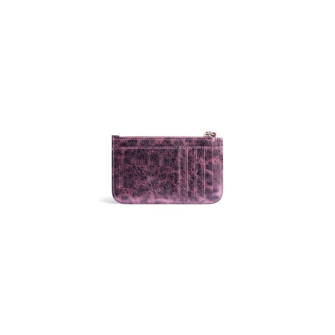 Women's Le Cagole Long Coin And Card Holder With Leopard Print in Pink - 2