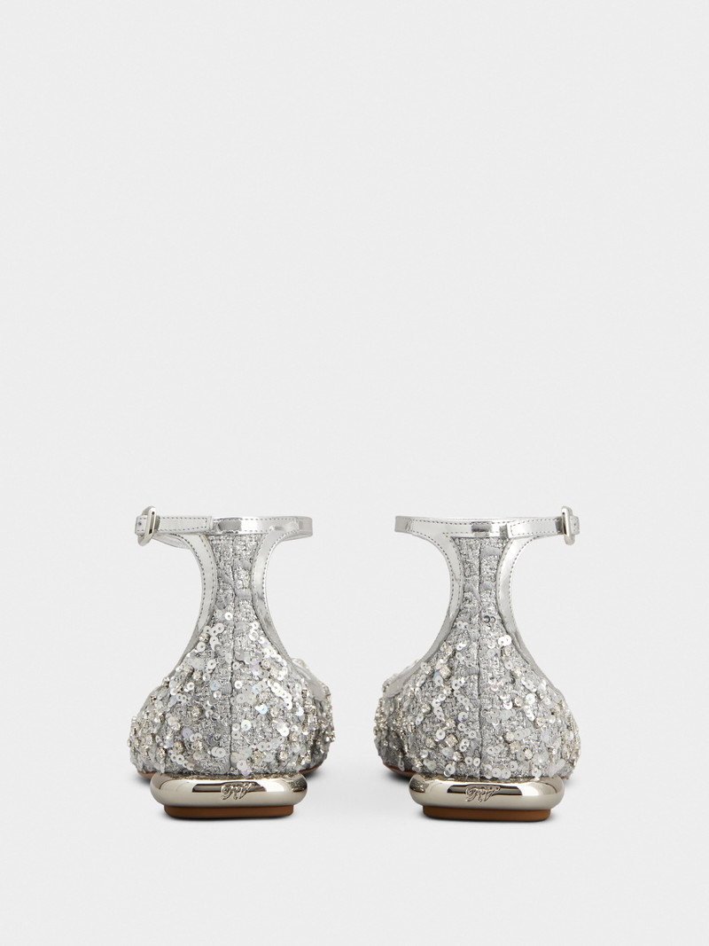 Roger Vivier Viv' Podium Ballerinas in sequins outlook