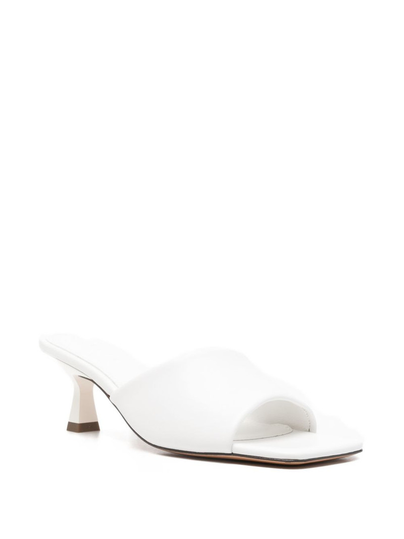 Sandro 60mm leather sandals outlook