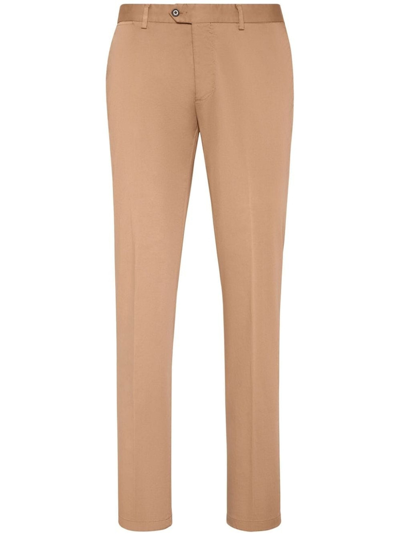 pressed-crease cotton chinos 1
