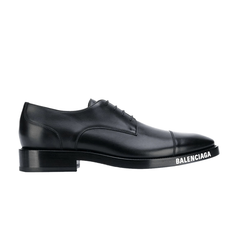 Balenciaga Logo Sole Derby 'Black' - 1