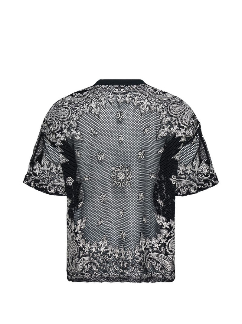 TAAKK paisley-print short-sleeve T-shirt outlook