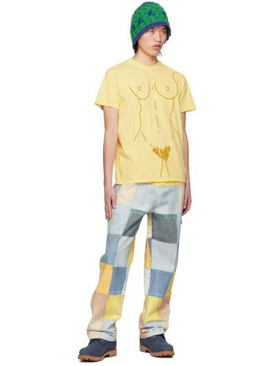 KidSuper Yellow Figure T-Shirt outlook