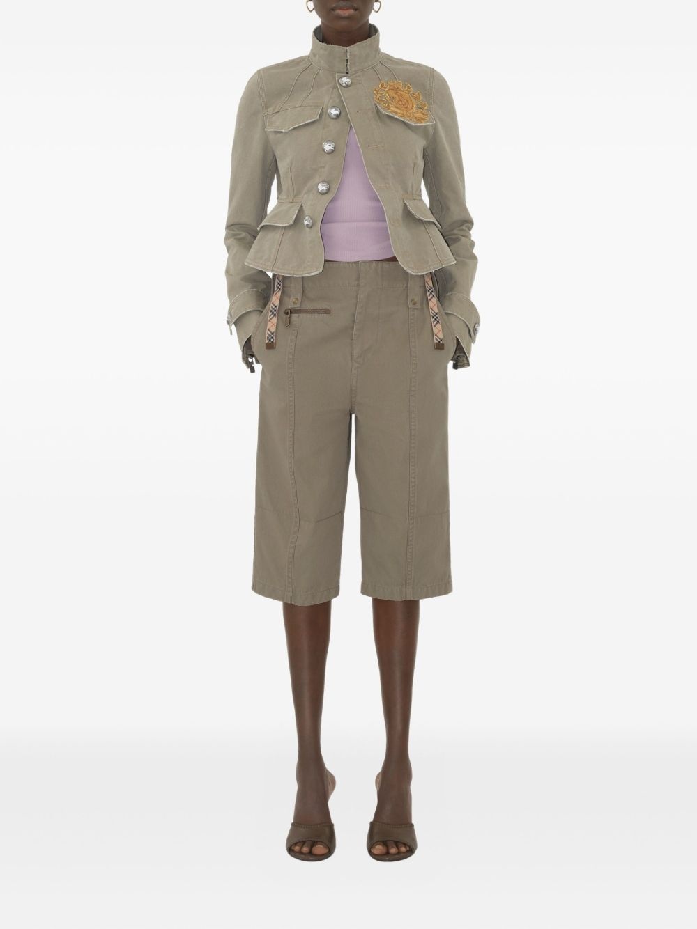 B Crest cotton jacket - 2