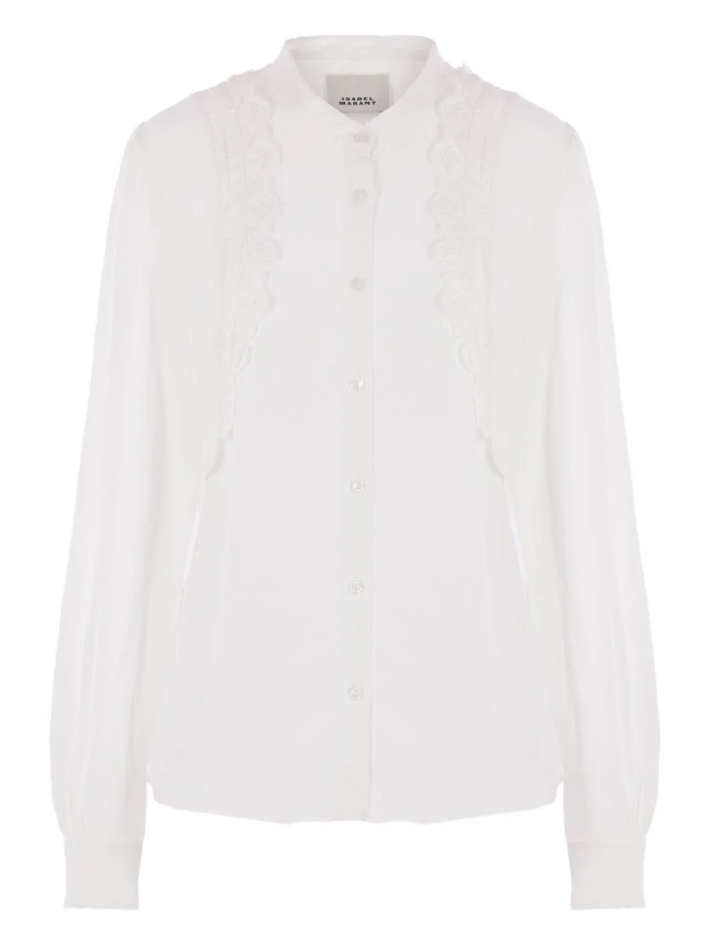 silk embroidered shirt - 1