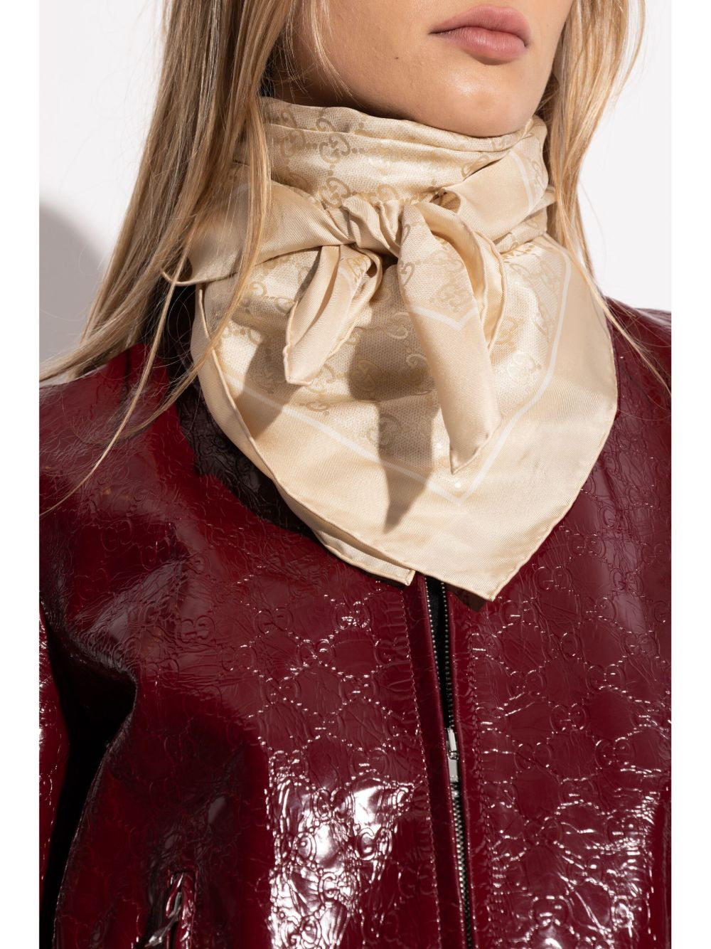 Gucci Women Printed Silk Scarf - 3