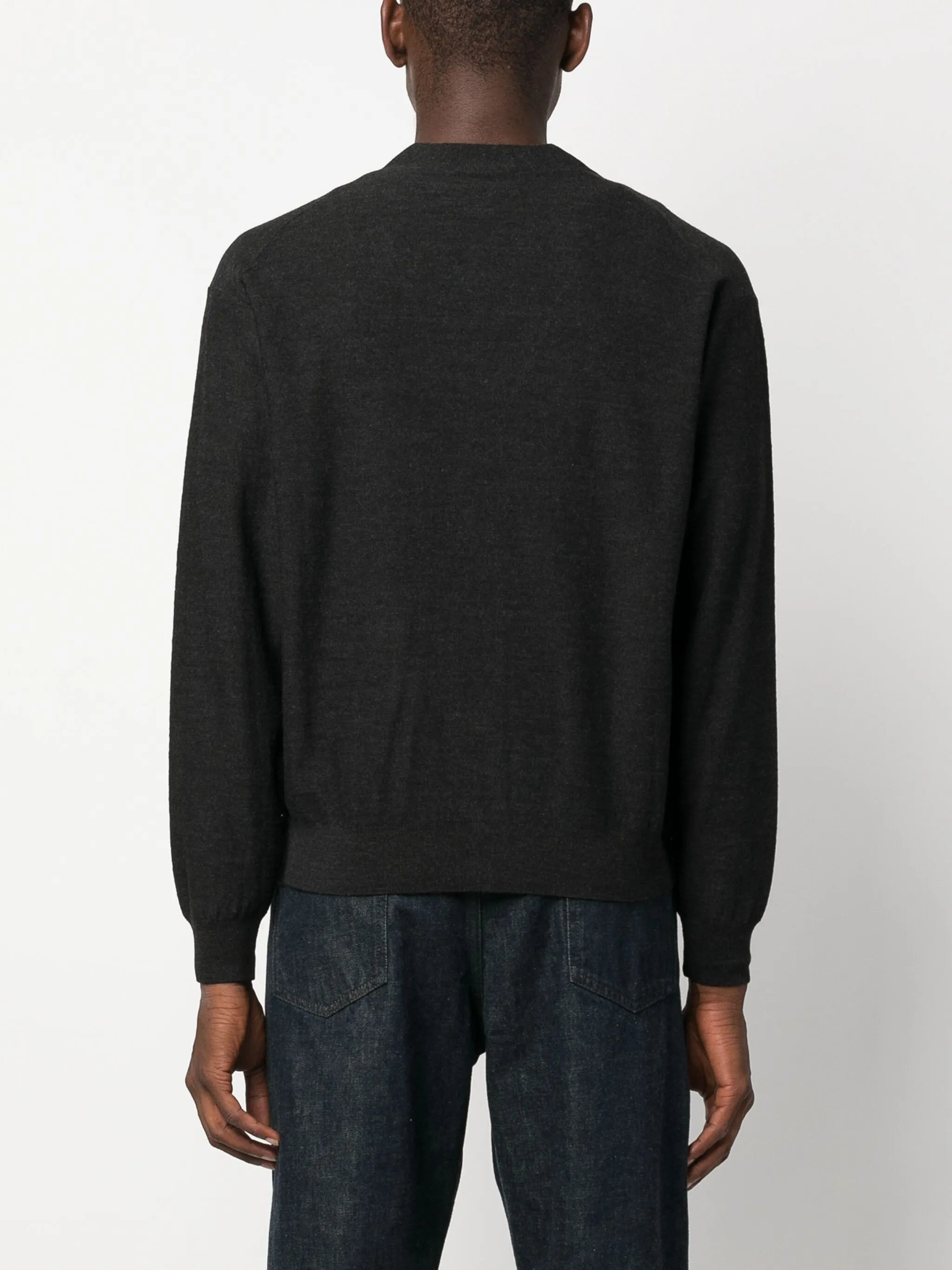 Lemaire Mélange-effect Wool Blend Cardigan - 3